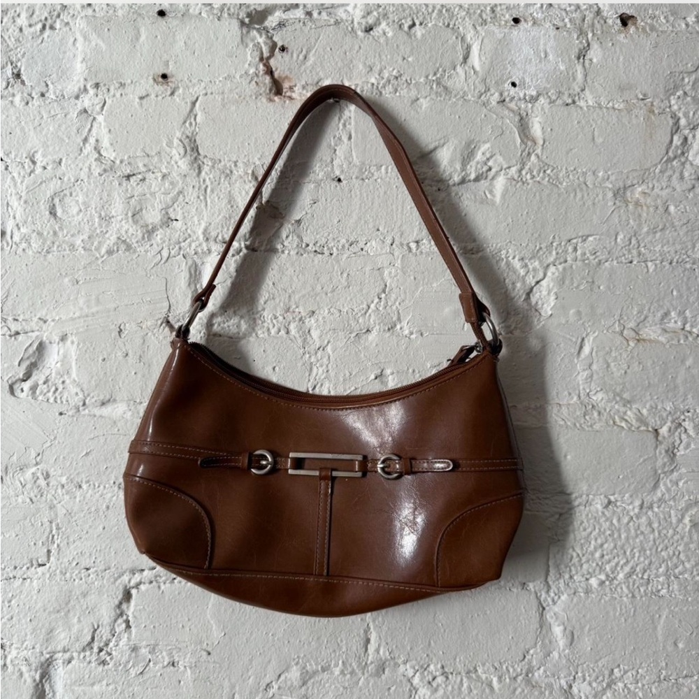 Brown Leather Shoulder Bag